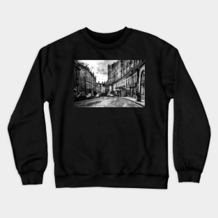 Grassmarket Edinburgh Black And White Crewneck Sweatshirt